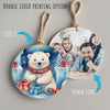 Personalized Polar Bear Christmas Ornament – Handmade Ceramic Gift with Cute Winter Design for Holiday Magic - Image 8