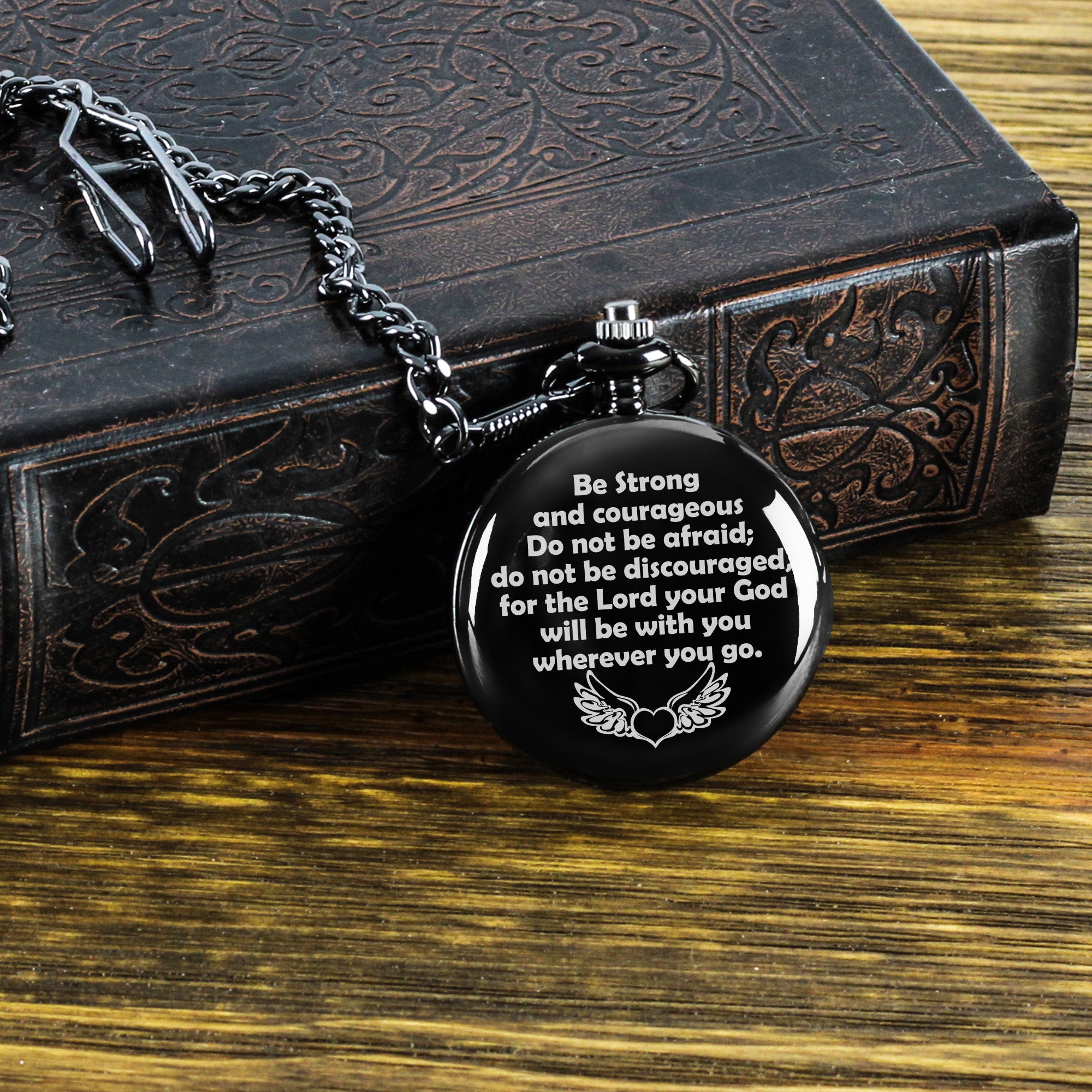 Personalized Inspirational Pocket Watch - Custom Message, Elegant Design, Perfect Sentimental Gift for Loved Ones - Image 8