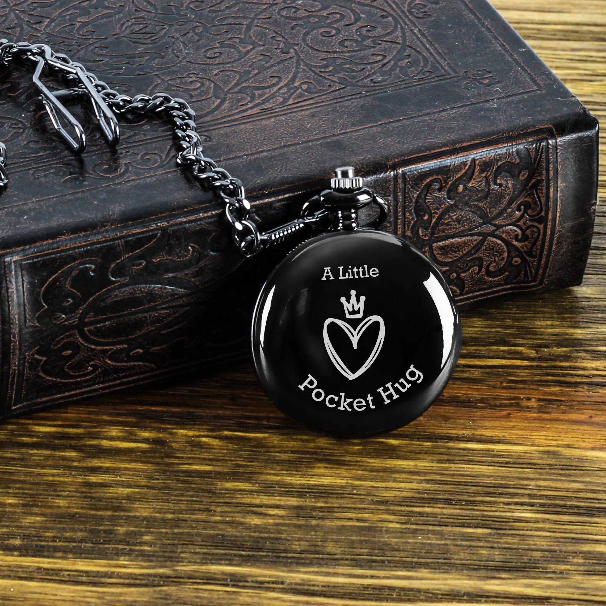 Personalized Pocket Hug Keepsake Watch – Custom Engraved Gift for Loved Ones, Heartfelt and Unique - Image 8