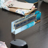 Personalized Acrylic Desk Name Block with Elegant Blue & Gold Design – Ideal Gift for Professionals - Image 9