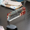 Personalized Floral Acrylic Desk Nameplate - Custom Name Sign for Library Assistants - Elegant Gift for Office Décor - Image 9