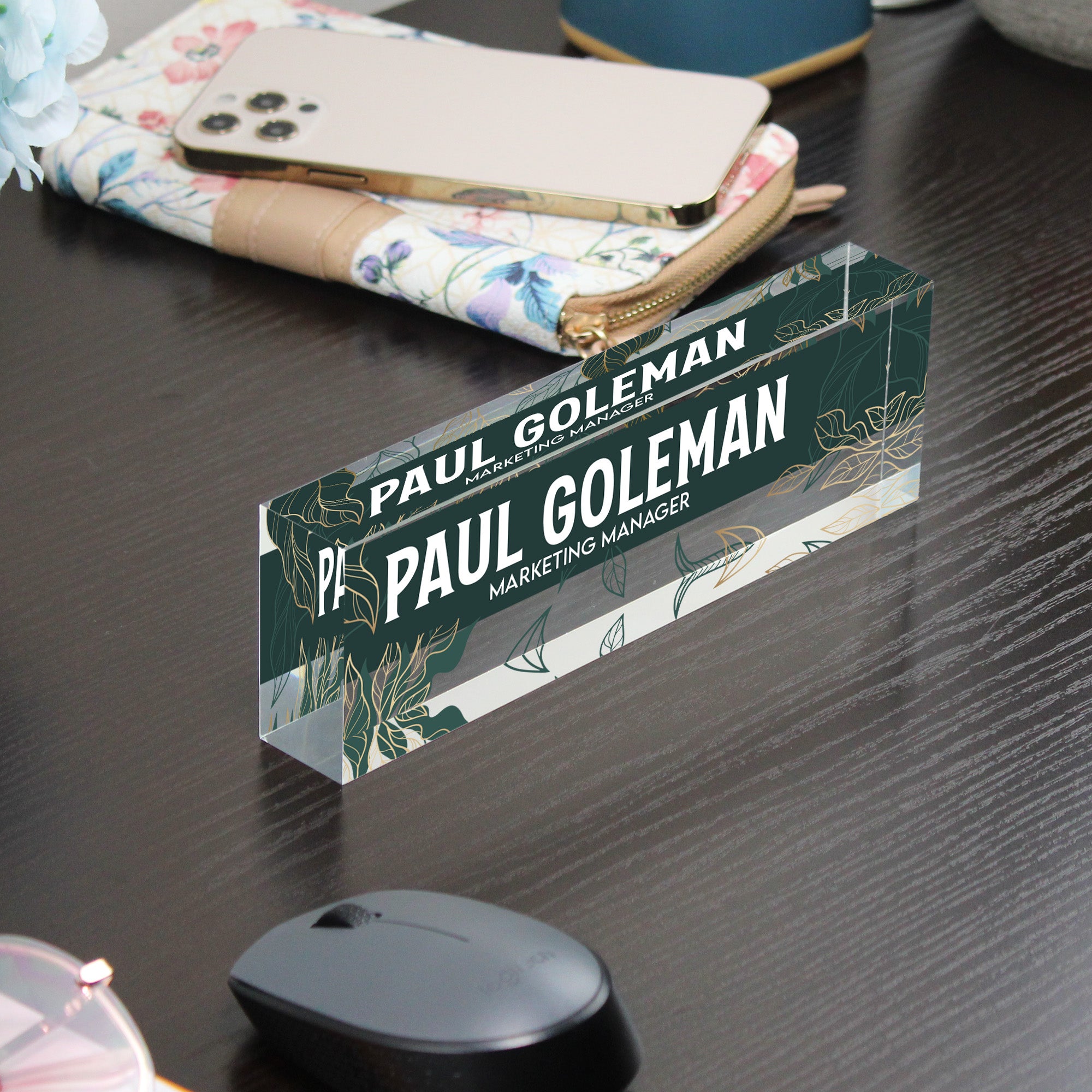 Personalized Acrylic Desk Nameplate - Custom Handmade Office Decor for Professionals & Gift Giving - Image 9