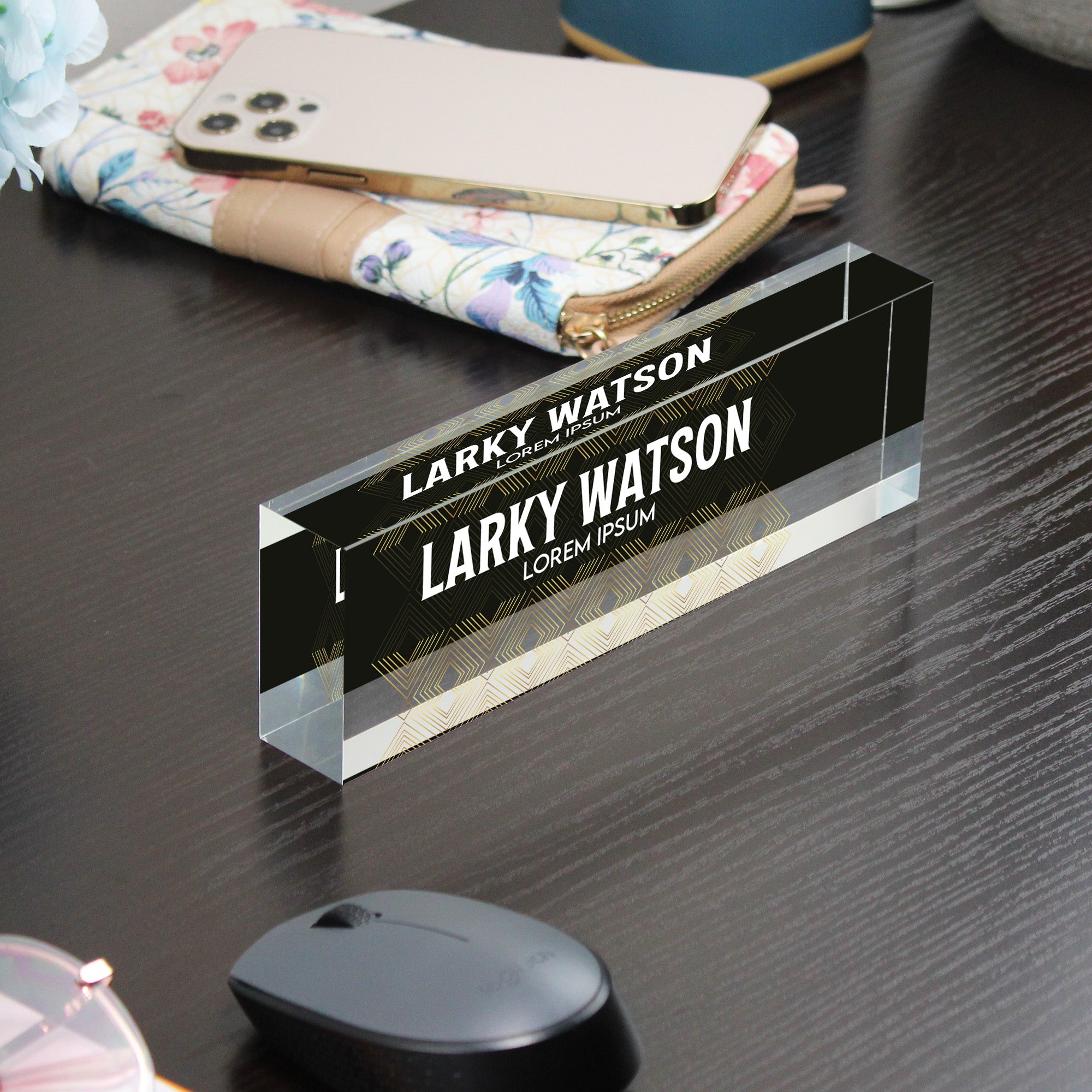 Personalized Acrylic Desk Name Plate – Elegant Custom Office Decor, Perfect Gift for Professionals and Graduates - Image 9