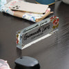 Personalized Acrylic Desk Block with Floral Accents – Custom Name & Title for Elegant Office Decor or Thoughtful Gift - Image 9