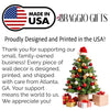 Personalized Santa's Workshop Ceramic Ornament – Handcrafted Holiday Charm from the North Pole - Image 9