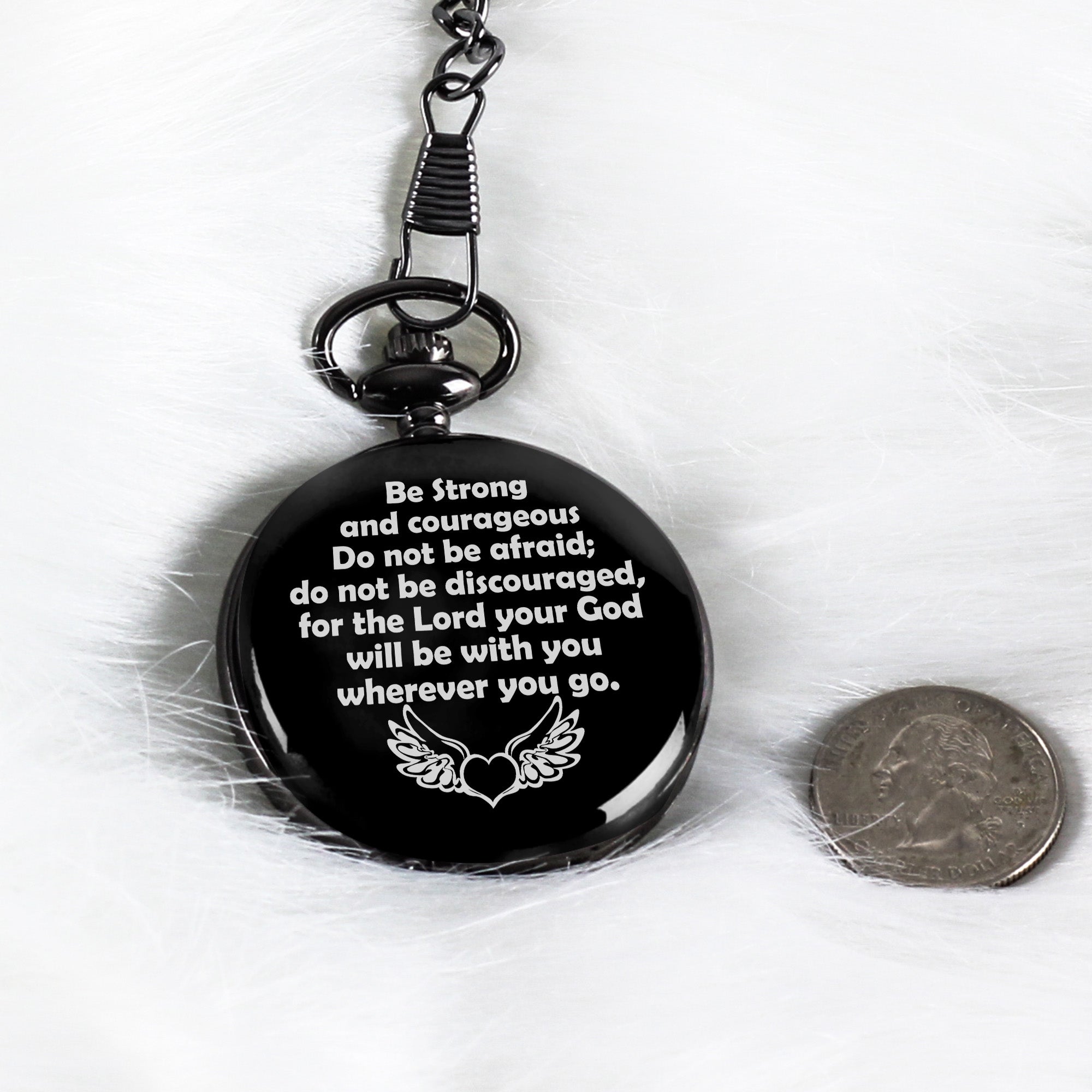 Personalized Inspirational Pocket Watch - Custom Message, Elegant Design, Perfect Sentimental Gift for Loved Ones - Image 9