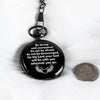 Personalized Inspirational Pocket Watch - Custom Message, Elegant Design, Perfect Sentimental Gift for Loved Ones - Image 9