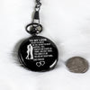 Personalized "To My Love" Engraved Pocket Watch - Timeless Gift for Him or Her - Perfect for Anniversaries, Birthdays, and Special Occasions - Image 9