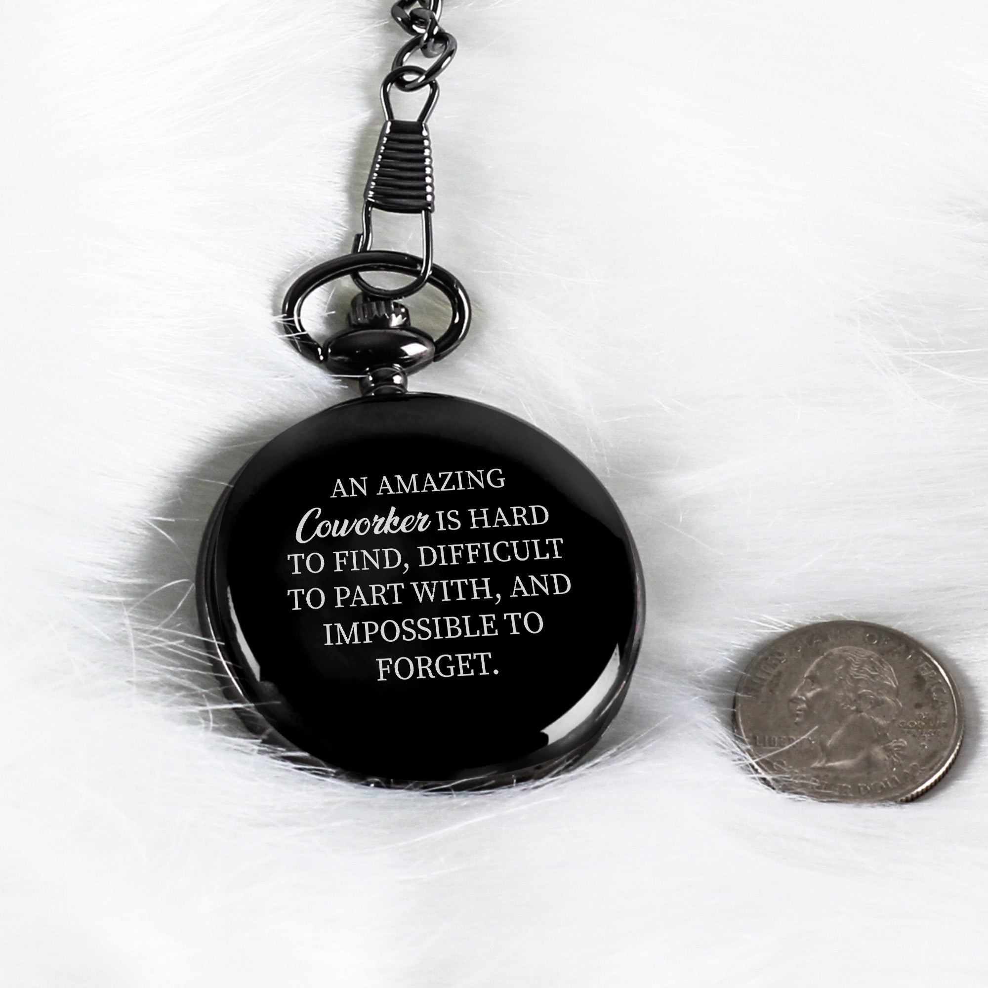 Elegant Personalized Pocket Watch - Perfect Retirement Keepsake for an Unforgettable Coworker - Image 9