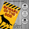 Personalized Dog and Gun Warning Metal Sign – Customizable with Your Pet's Name – Perfect Gift for Pet Owners and Security Enthusiasts - Image 6