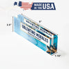 Personalized Acrylic Desk Name Block with Elegant Blue & Gold Design – Ideal Gift for Professionals - Image 10