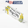 Personalized Acrylic Desk Name Plate with Yellow Floral Design – Custom Office Decor for Receptionists and Gift Giving - Image 10