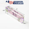 Personalized Floral Acrylic Desk Block - Custom Name Plate for Store Manager - Elegant Office Decor and Thoughtful Gift - Image 10