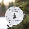 Personalized Our First Christmas Engaged Ornament - Custom Ceramic Keepsake for Couples - Elegant Holiday Decoration with Names & Date - Image 10