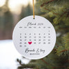 Personalized Wedding Date Ceramic Ornament – Custom Gift for Anniversaries, Weddings & Keepsakes - Image 10