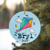 Personalized Kite-Themed Ceramic Ornament - Custom Name Keepsake for 2024 Celebrations - Image 10