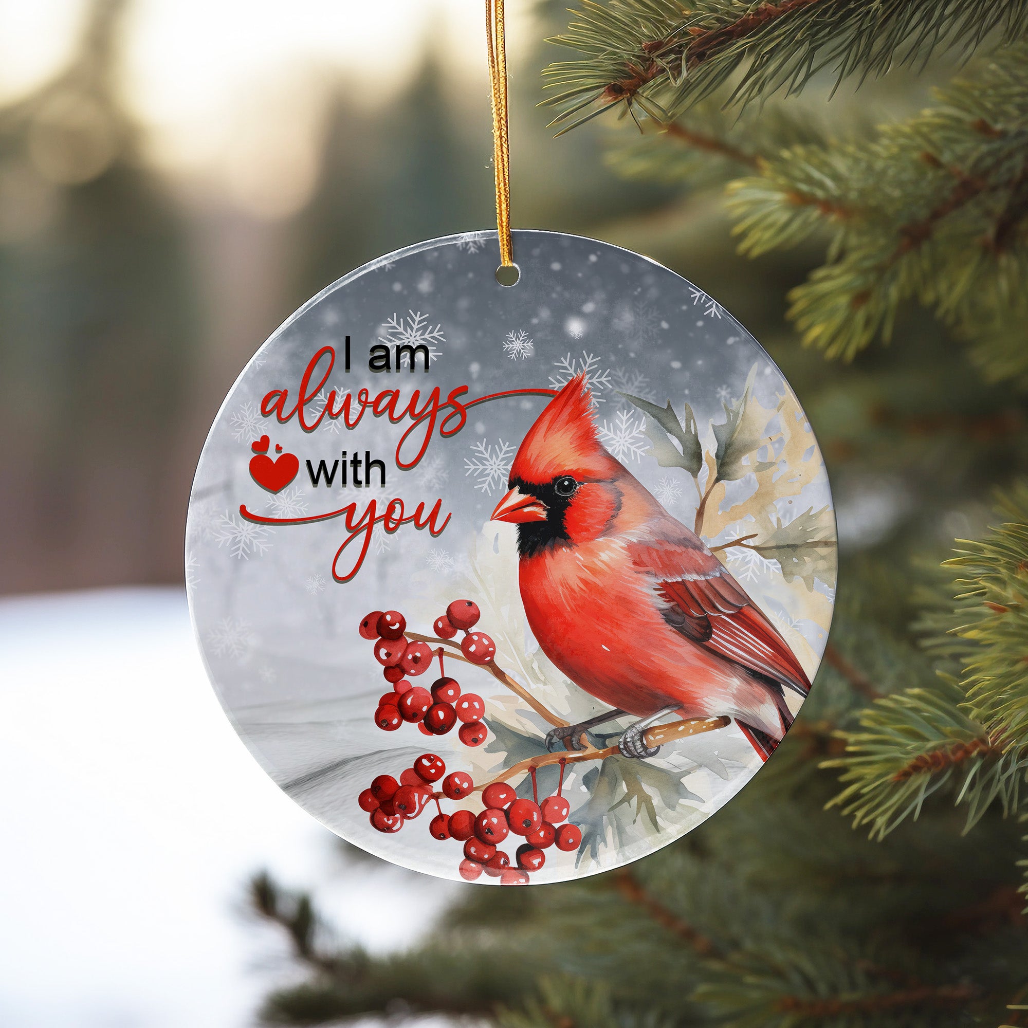 Personalized Cardinal Ceramic Ornament - Handcrafted Memorial Keepsake with Heartfelt Message for Loved Ones - Image 10