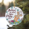 Personalized Handmade Ceramic Ornament with Inspirational Quote and Christian Symbols for Special Occasions - Image 10