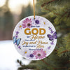 Personalized Floral Ceramic Ornament with Inspirational Scripture & Butterfly Design – Perfect Gift for Any Occasion - Image 10