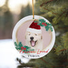 Personalized "Forever Loved" Ceramic Holiday Ornament with Adorable Puppy Design - Perfect Gift for Dog Lovers - Image 10