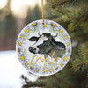Personalized Ceramic Cow Ornament with Floral Design - Perfect Handmade Gift for Farmhouse Decor and Celebrations - Image 10