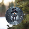 Personalized Snowman Ceramic Ornament – Handcrafted Winter Wonderland Decoration with Customizable Elements for Unique Holiday Gifts - Image 10
