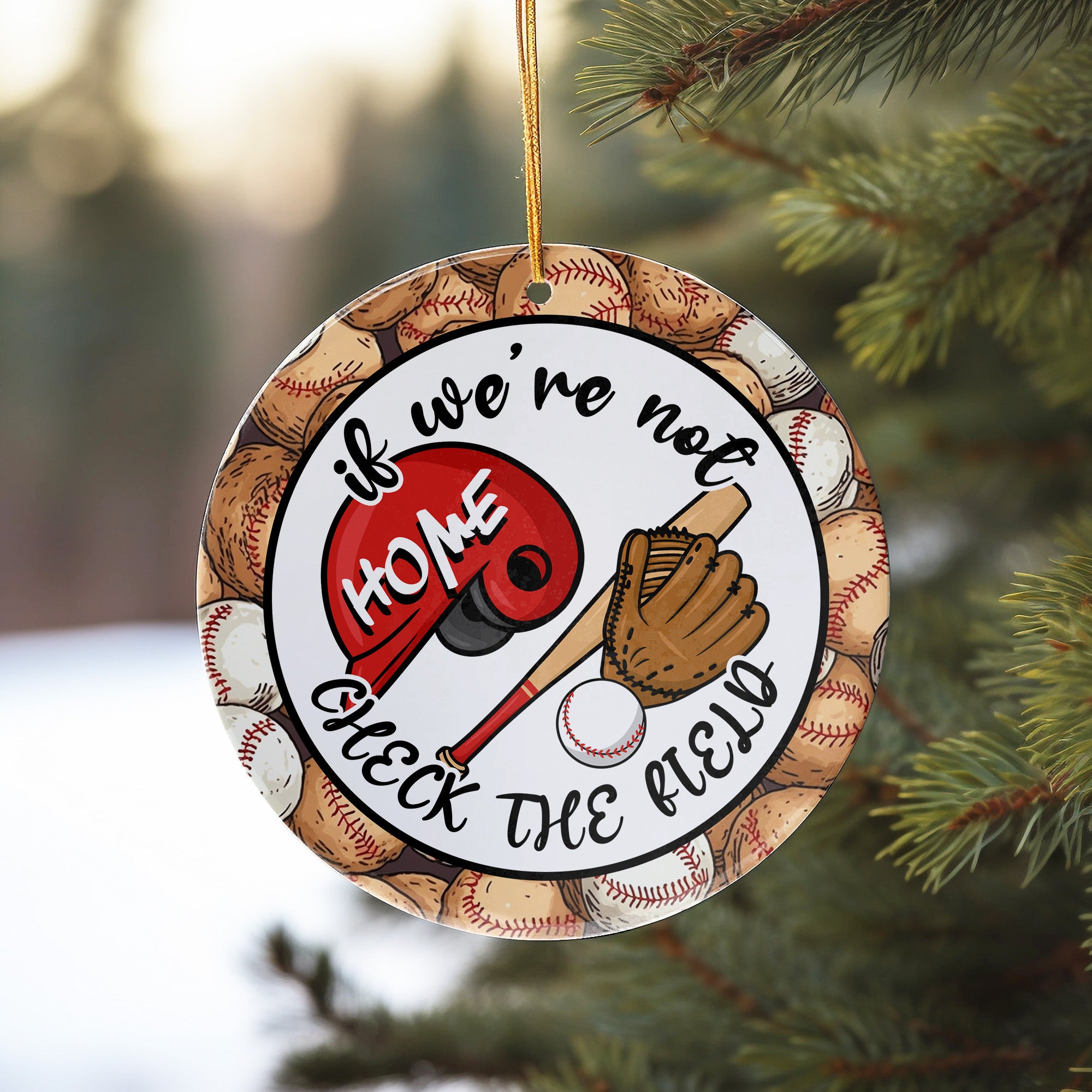 Personalized Ceramic Baseball Ornament – Perfect Gift for Sports Enthusiasts & Handmade Home Decor - Image 10