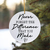 Personalized Ceramic Ornament – Inspirational Quote, Thoughtful Handmade Gift for Loved Ones, Customizable Keepsake - Image 10