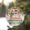 Personalized Snowman Ceramic Ornament – Charming Holiday Keepsake with Heartfelt Message for Loved Ones - Image 10