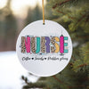 Personalized Nurse Ceramic Ornament - Leopard Print Design, Perfect Gift for Nurses with Customizable Keepsake Details - Image 10