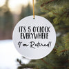 Personalized Retirement Ceramic Ornament – Celebrate New Beginnings with Unique Keepsake Gift for Retirees - Image 10