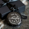 Personalized Handmade Pocket Watch - "You Are Amazing" Inspirational Gift with Custom Engraving Options for Special Occasions - Image 10