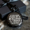 Humorous Personalized Pocket Watch with Jellyfish Design for Unique Gift Giving – Perfect for Beach Lovers - Image 10
