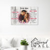 Personalized Romantic Wrapped Canvas Wall Art for Wife - Heartfelt Love Letter Design, Ideal Anniversary Gift with Custom Options - Image 11