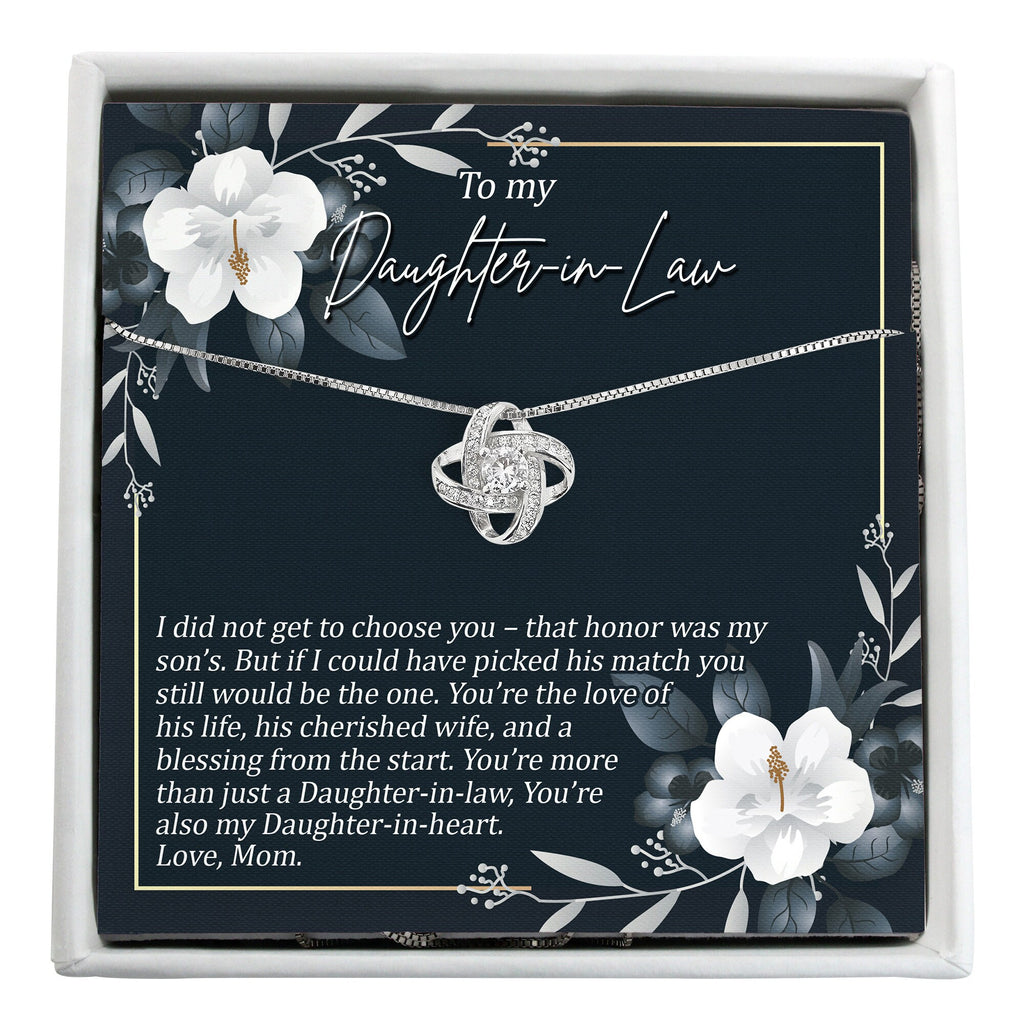 Daughter in law gift from mother in law, spa gift box, sterling silver necklace and personalized message card; daughter birthday gift