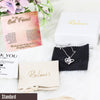 Best friend necklace with personalized message card, best friend gift box; work bestie gift for her; unbiological sister gift