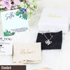 Sister gift from sister; birthday gift or sister wedding gift with spa gift box; sister necklace with personalized message card gift for her