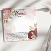 Mama to be gift box, sterling silver pendant necklace and personalized message card; the perfect mother's day pregnancy gift for mom to be