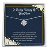 In Loving Memory Necklace Gift Set: Show Love to a Grieving Friend with a Silver Charm Necklace & Personalized Spa Gifts