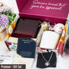 In Loving Memory Necklace Gift Set: Show Love to a Grieving Friend with a Silver Charm Necklace & Personalized Spa Gifts