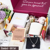 To a Wonderful Aunt from Loving Niece, Deeply Loved Like a Mother, Unique Gifts & Spa Gift for Her, Sterling Silver Charm Necklace