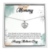 Custom mom gift; Pendant Necklace with Personalized Message Card, Perfect Mother's Day Gift or Baby Shower Gift, Unique Gift for Women