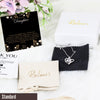 Elegant Sterling Silver Pendant Necklace with Heartfelt Message Card – Perfect Gift for Daughter, Includes Spa Gift Box Set