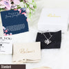 Silver Pendant Necklace w/ Personalized Message Card | Gift for Bonus Daughter, Daughter-in-Law, Stepdaughter | Unique & Sentimental Jewelry