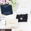 In Loving Memory Necklace Gift Set: Show Love to a Grieving Friend with a Silver Charm Necklace & Personalized Spa Gifts