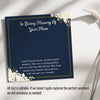 In Loving Memory Necklace Gift Set: Show Love to a Grieving Friend with a Silver Charm Necklace & Personalized Spa Gifts