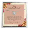 To a Wonderful Aunt from Loving Niece, Deeply Loved Like a Mother, Unique Gifts & Spa Gift for Her, Sterling Silver Charm Necklace